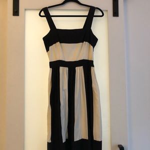 Black and white vintage sundress. Very cute and flattering